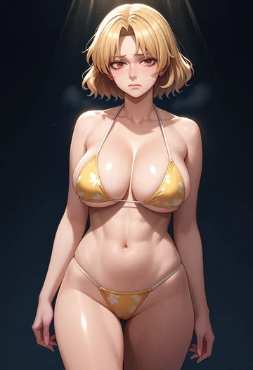 touhou,maribel_hearn,bikini  - AI generated anime art