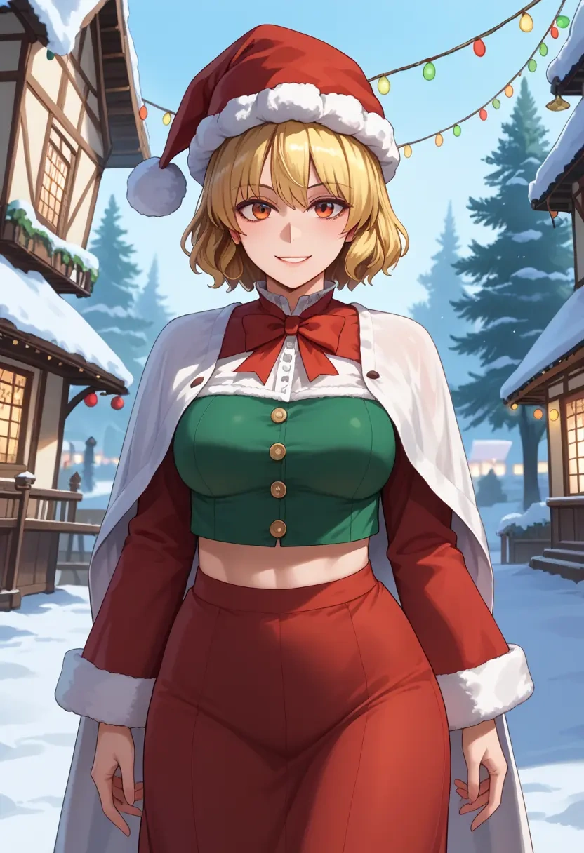 touhou,maribel_hearn,Christmas,dress  - 