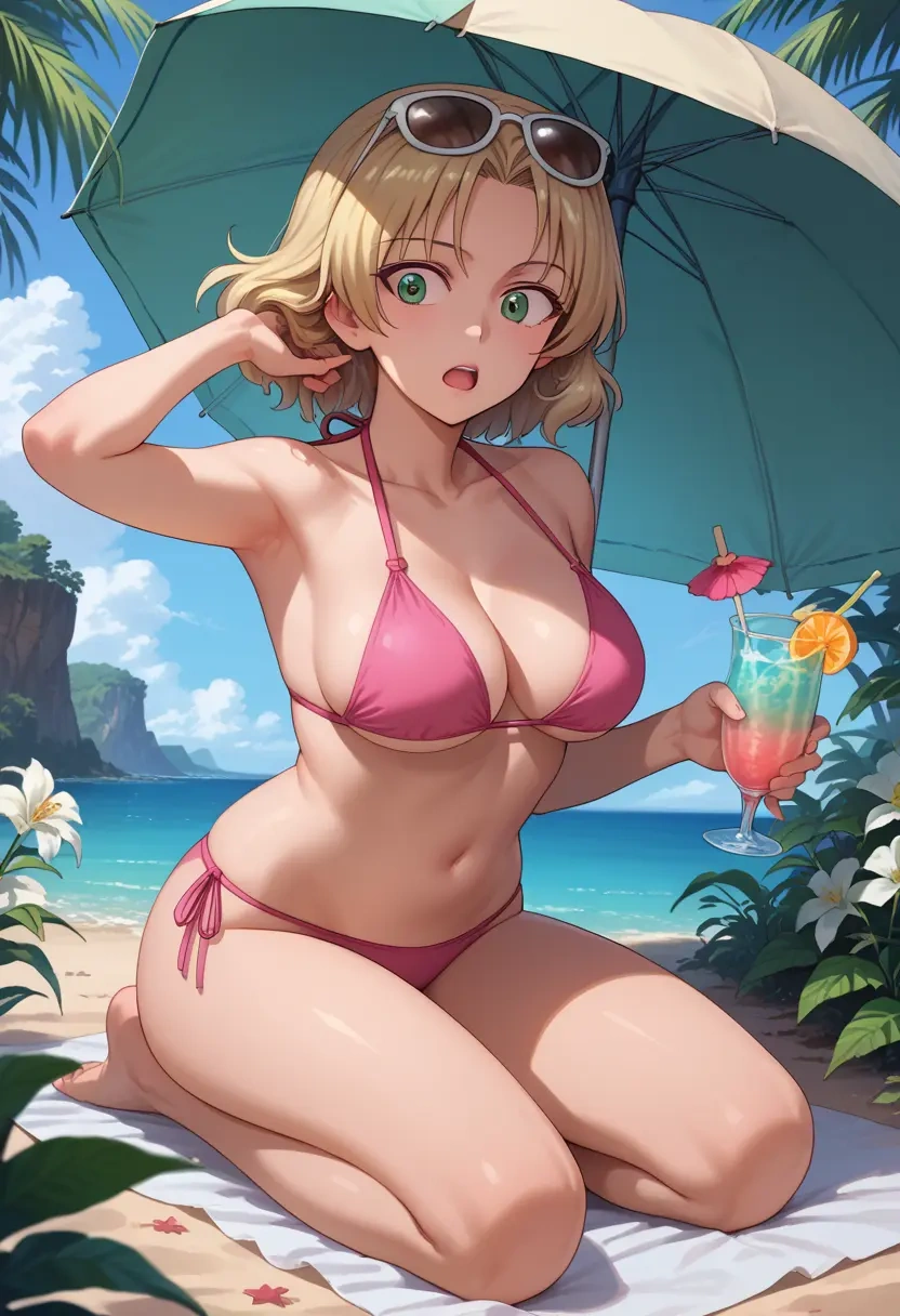 girls_und_panzer,marie_(girls_und_panzer),bikini  - 