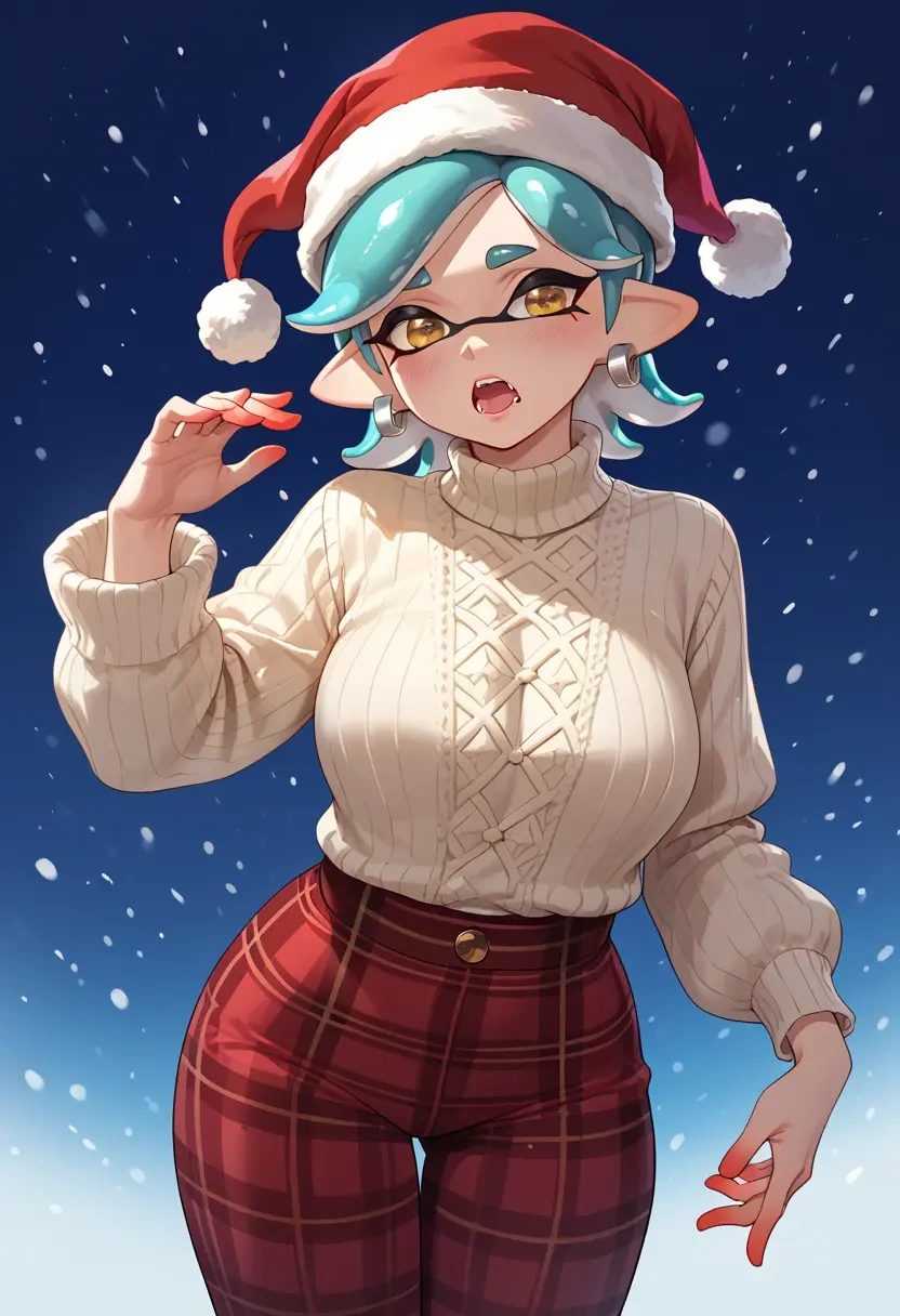 splatoon_(series),marie_(splatoon),Christmas  - 