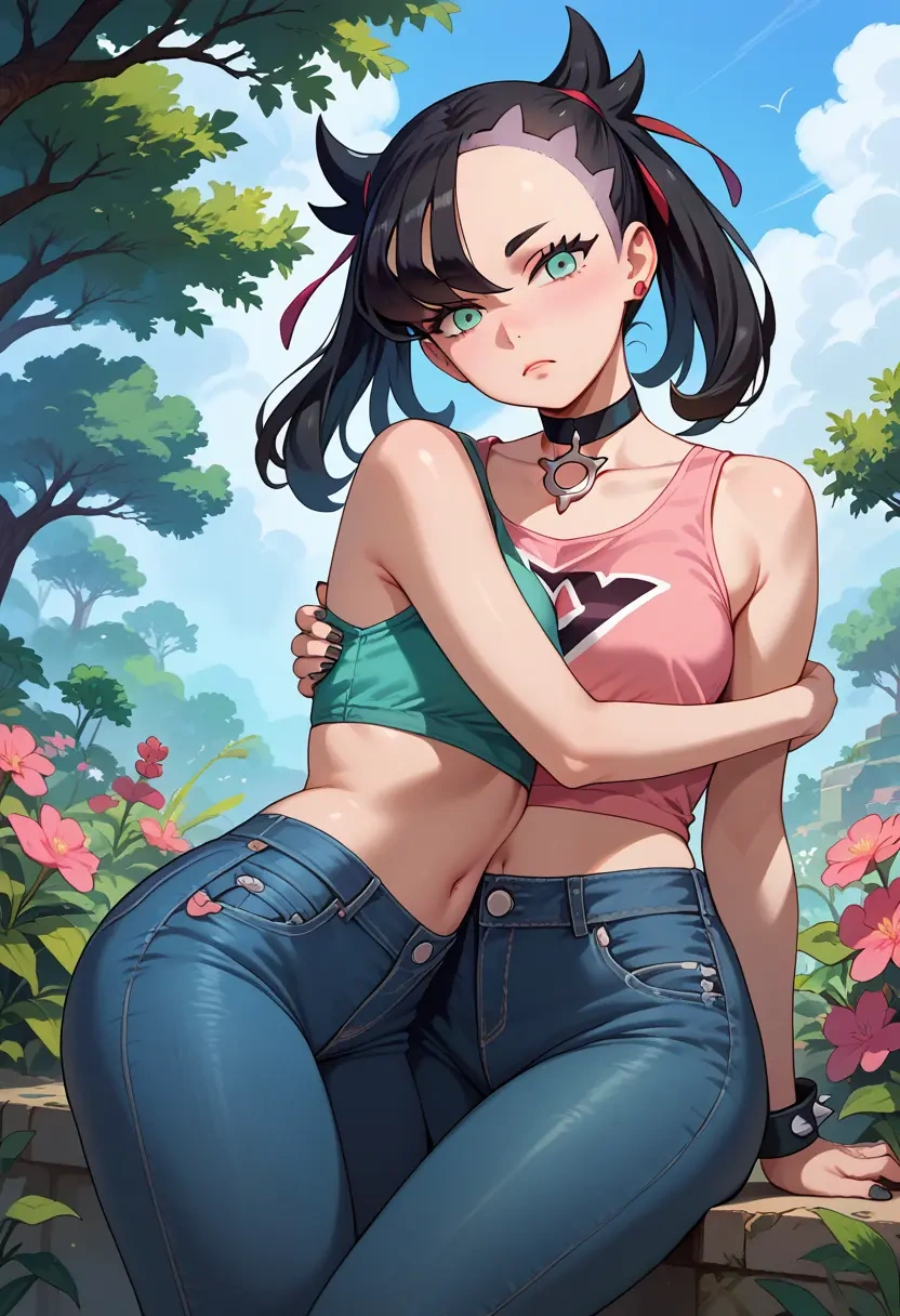 pokemon,marnie_(pokemon),crop top  - 