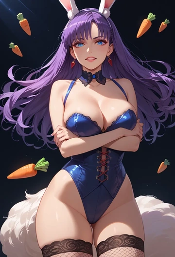 fate_(series),martha_(fate),bunny girl, sexy,stockings  - AI generated anime art