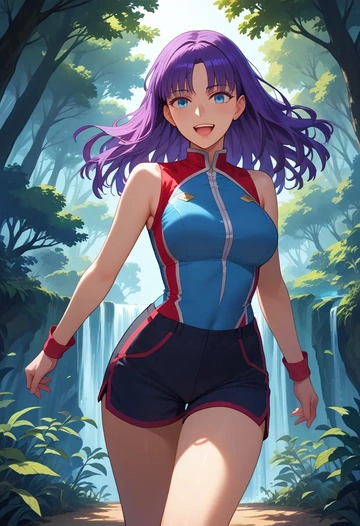 fate_(series),martha_(fate),athletic,shorts,sexy  - AI generated anime art