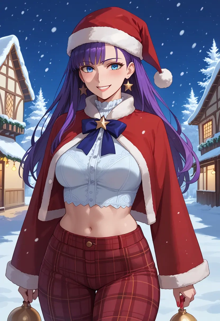 fate_(series),martha_(fate),Christmas,plaid trousers  - 