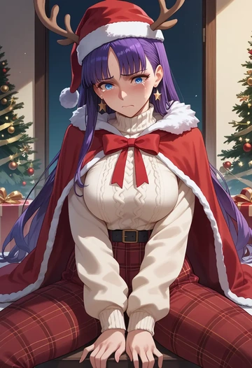 fate_(series),martha_(fate),Christmas  - AI generated anime art