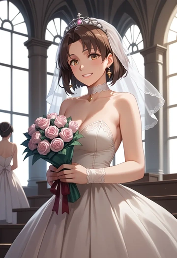 kantai_collection,maru-yu_(kancolle),wedding  - AI generated anime art