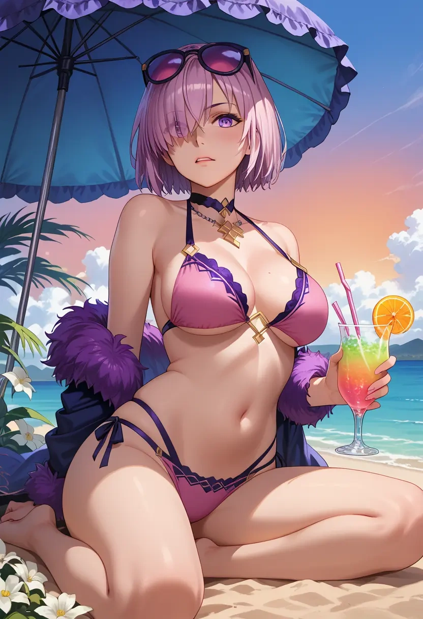 fate_(series),mash_kyrielight_(dangerous_beast),bikini  - 