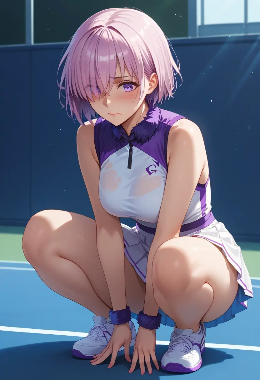 fate_(series),mash_kyrielight_(dangerous_beast),tennis skirt  - 