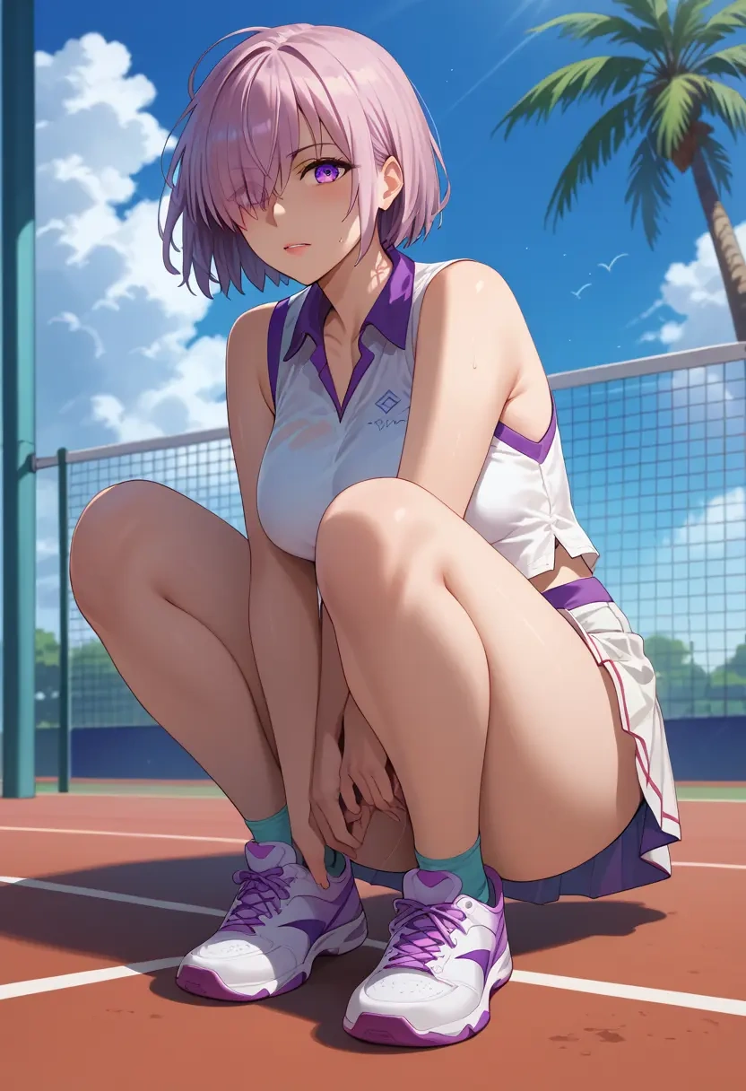 fate_(series),mash_kyrielight,tennis skirt  - 