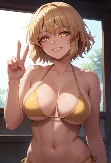 touhou,matara_okina,bikini  - AI generated anime art