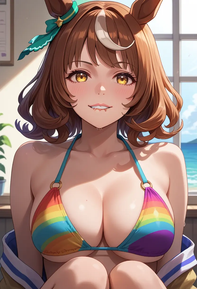 umamusume,matikane_tannhauser_(umamusume),bikini,rainbow-colored,sexy  - 