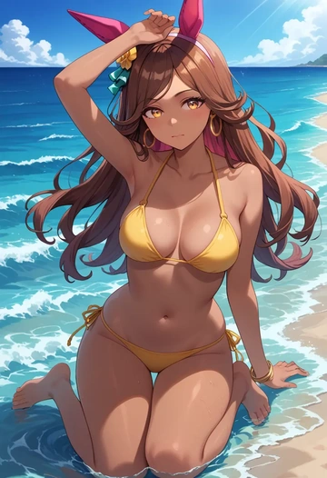 umamusume,matikane_tannhauser_(umamusume),bikini  - AI generated anime art