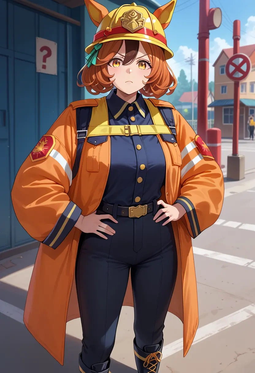 umamusume,matikanefukukitaru_(umamusume),firefighter  - 