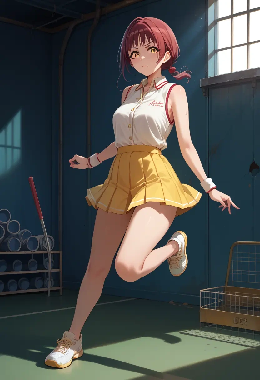 idolmaster,matoba_risa,tennis skirt  - 