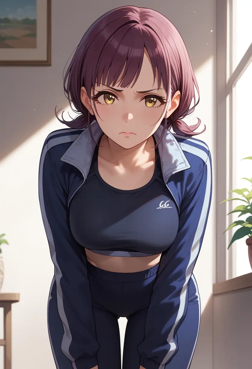 idolmaster,matoba_risa,athletic,track suit  - 