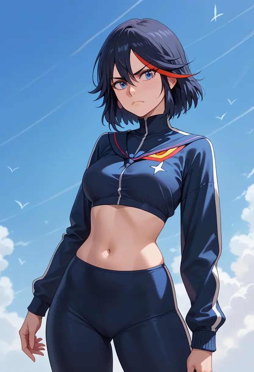 kill_la_kill,matoi_ryuuko,athletic,track suit  - 