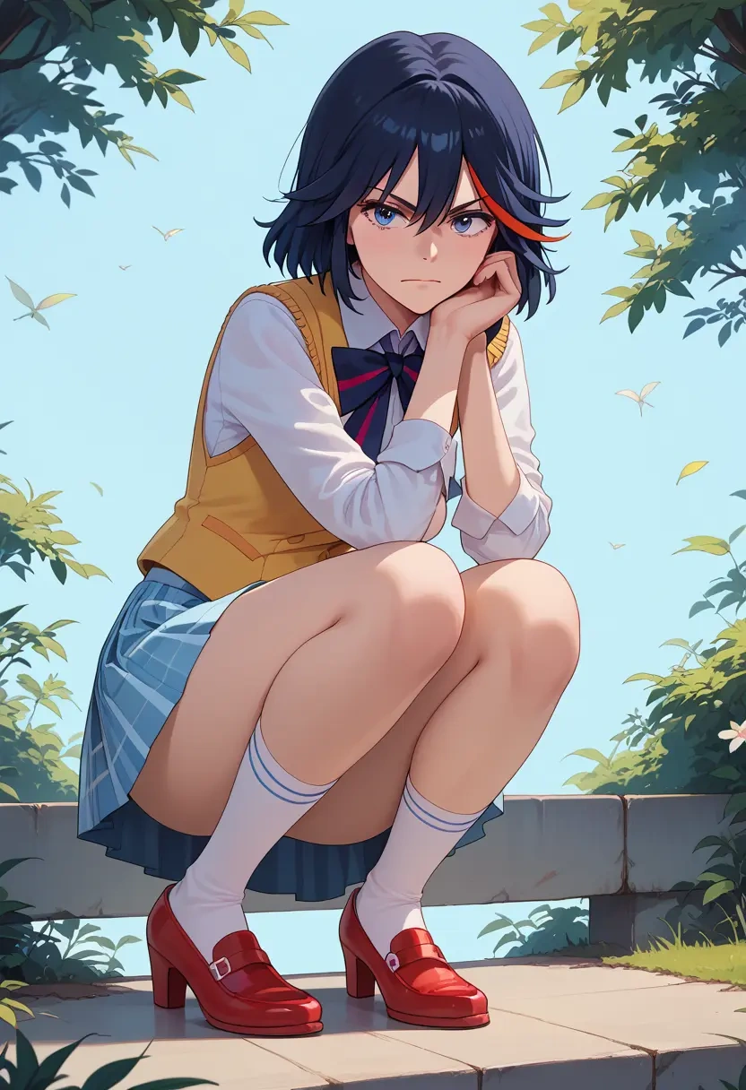 kill_la_kill,matoi_ryuuko,spring,student uniform,vest  - 