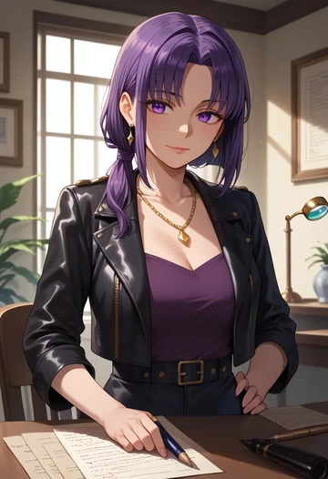 fate_(series),matou_sakura,detective  - AI generated anime art