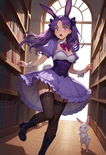 fate_(series),matou_sakura,bunny girl  - AI generated anime art