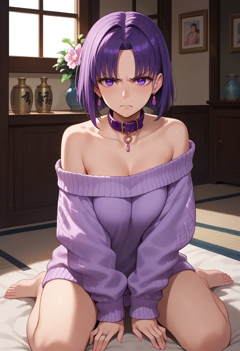 fate_(series),matou_sakura,sweater,off-shoulder,collar  - 