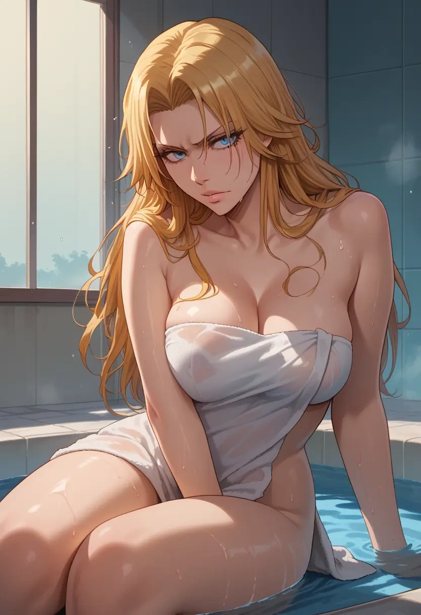 bleach,matsumoto_rangiku,towel,sexy  - 