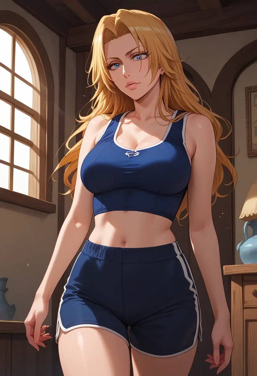 bleach,matsumoto_rangiku,athletic,shorts,sexy  - 