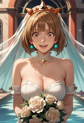 guilty_gear,may_(guilty_gear),wedding  - AI generated anime art