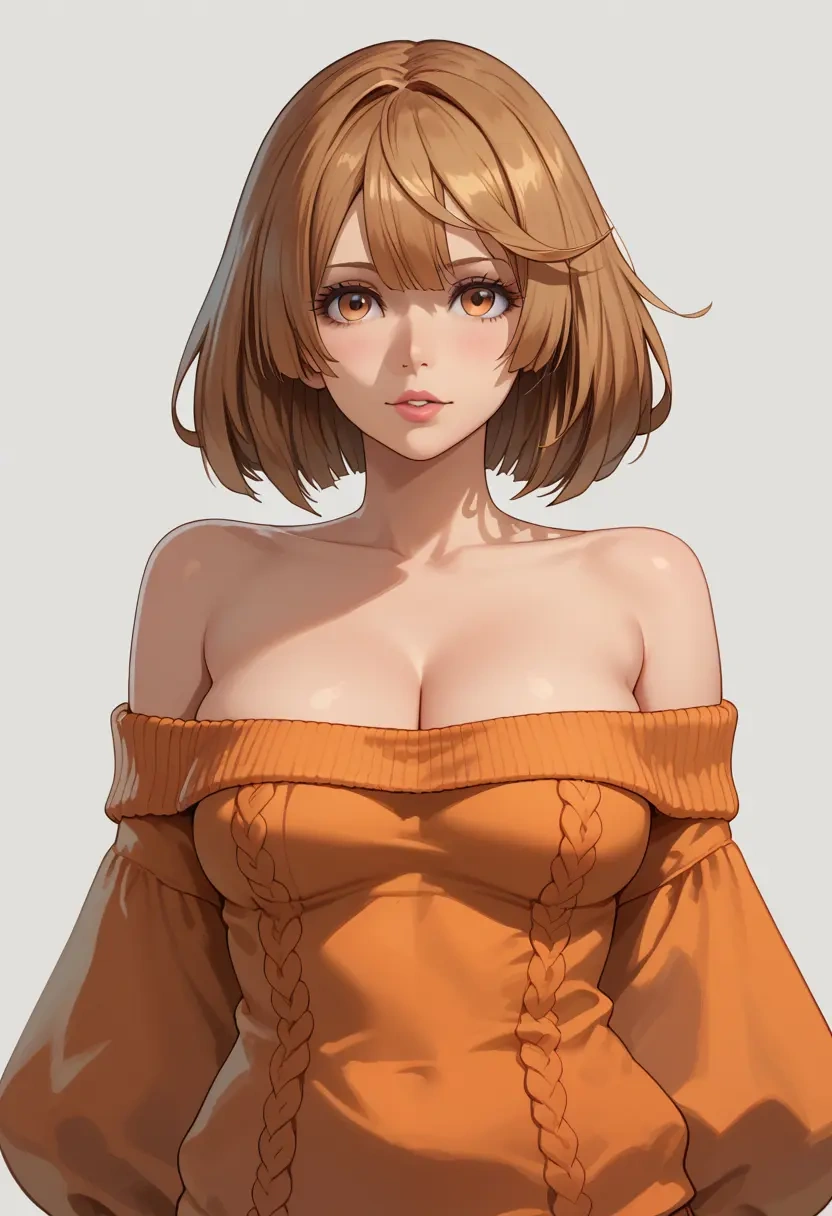 guilty_gear,may_(guilty_gear),orange,sweater  - 