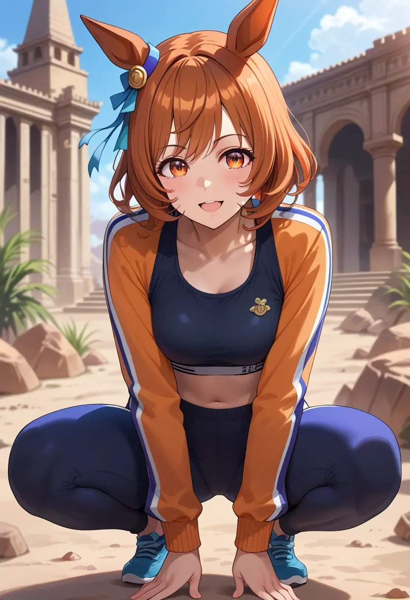 umamusume,mayano_top_gun_(umamusume),athletic,track suit  - 