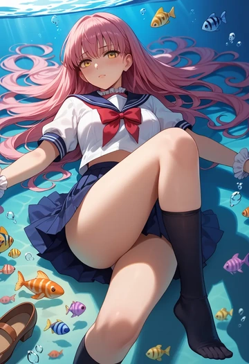 fate_(series),medb_(fate),sailor, uniform  - AI generated anime art