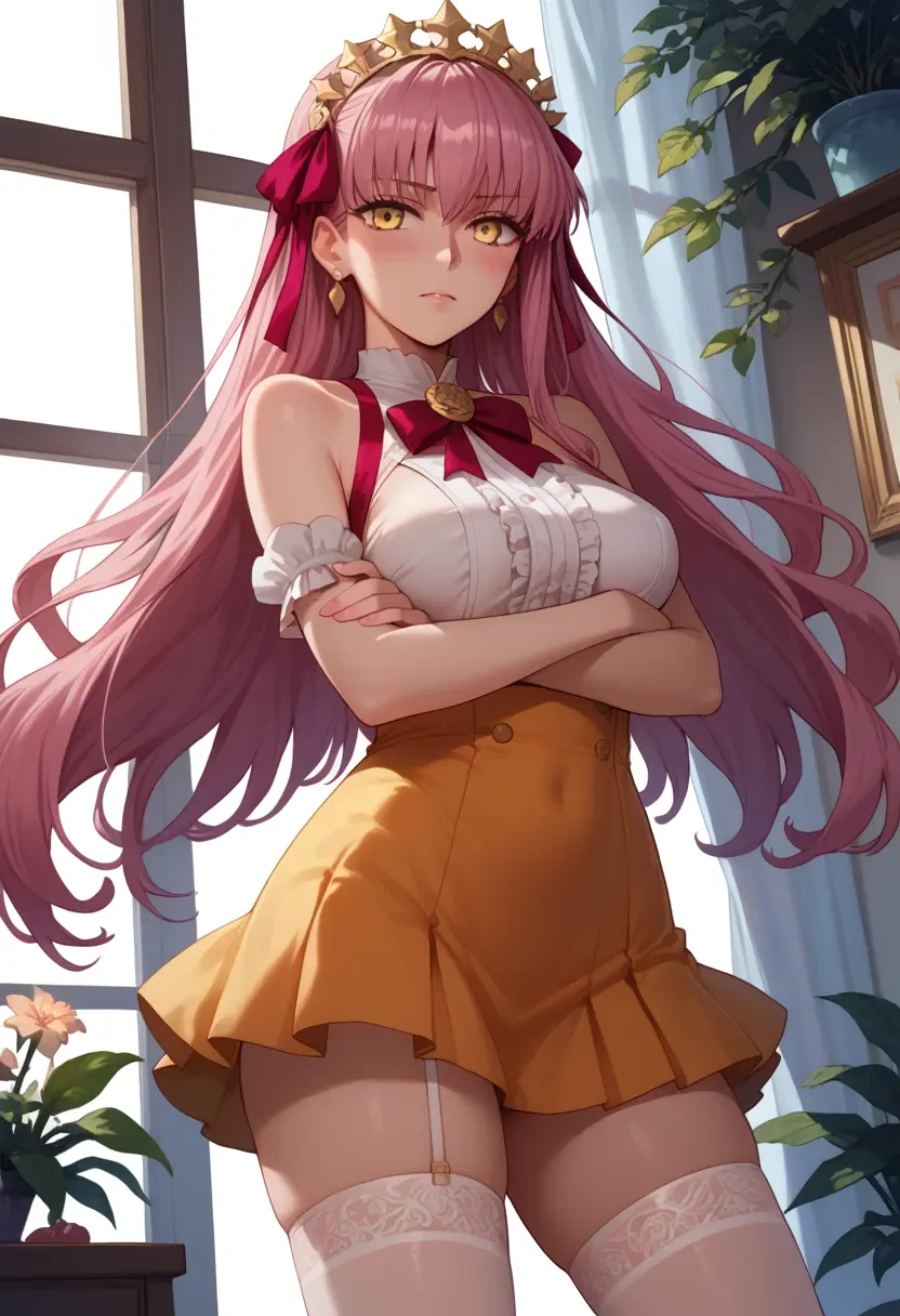 fate_(series),medb_(fate),mini skirt, stockings  - 