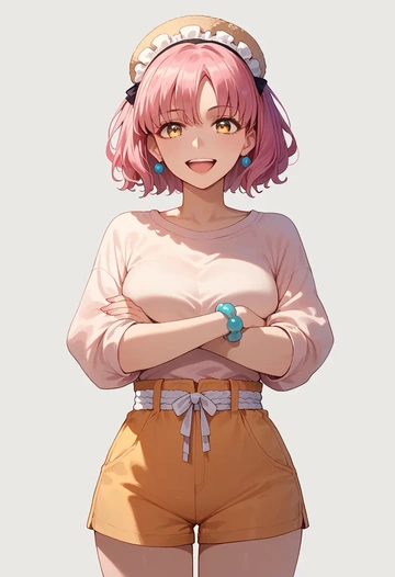 fate_(series),medb_(fate),jogger shorts,oversized tank  - AI generated anime art