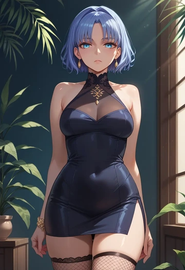 fate_(series),medea_(fate),secretary,stockings,sexy, panties  - AI generated anime art