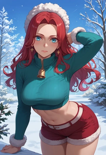 fate_(series),medea_(fate),red velvet shorts  - AI generated anime art