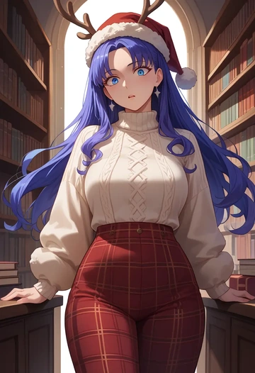 fate_(series),medea_(fate),Christmas  - AI generated anime art