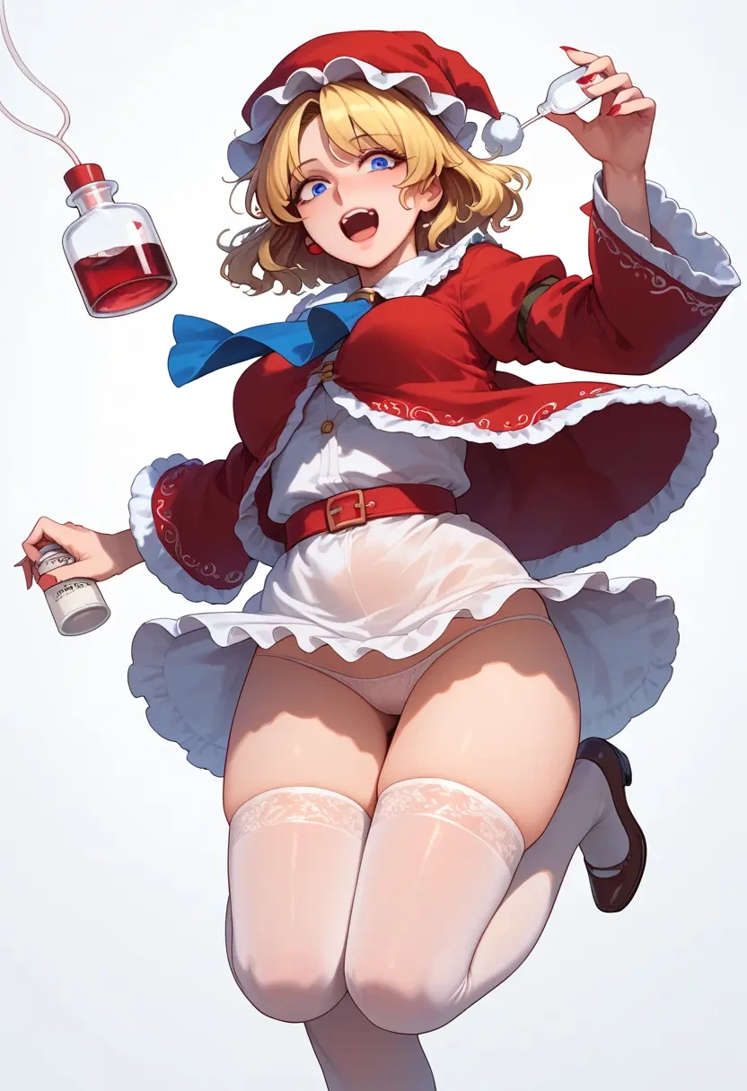 touhou,medicine_melancholy,Christmas,sexy, stockings,  - 