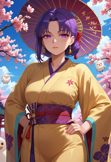 fate_(series),medjed_(fate),kimono  - AI generated anime art