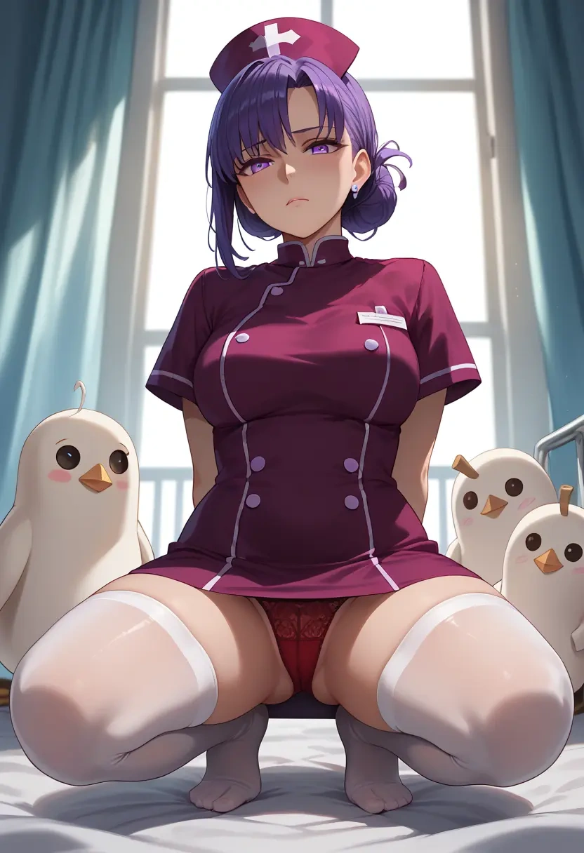 fate_(series),medjed_(fate),nurse,stockings,sexy,panties  - 