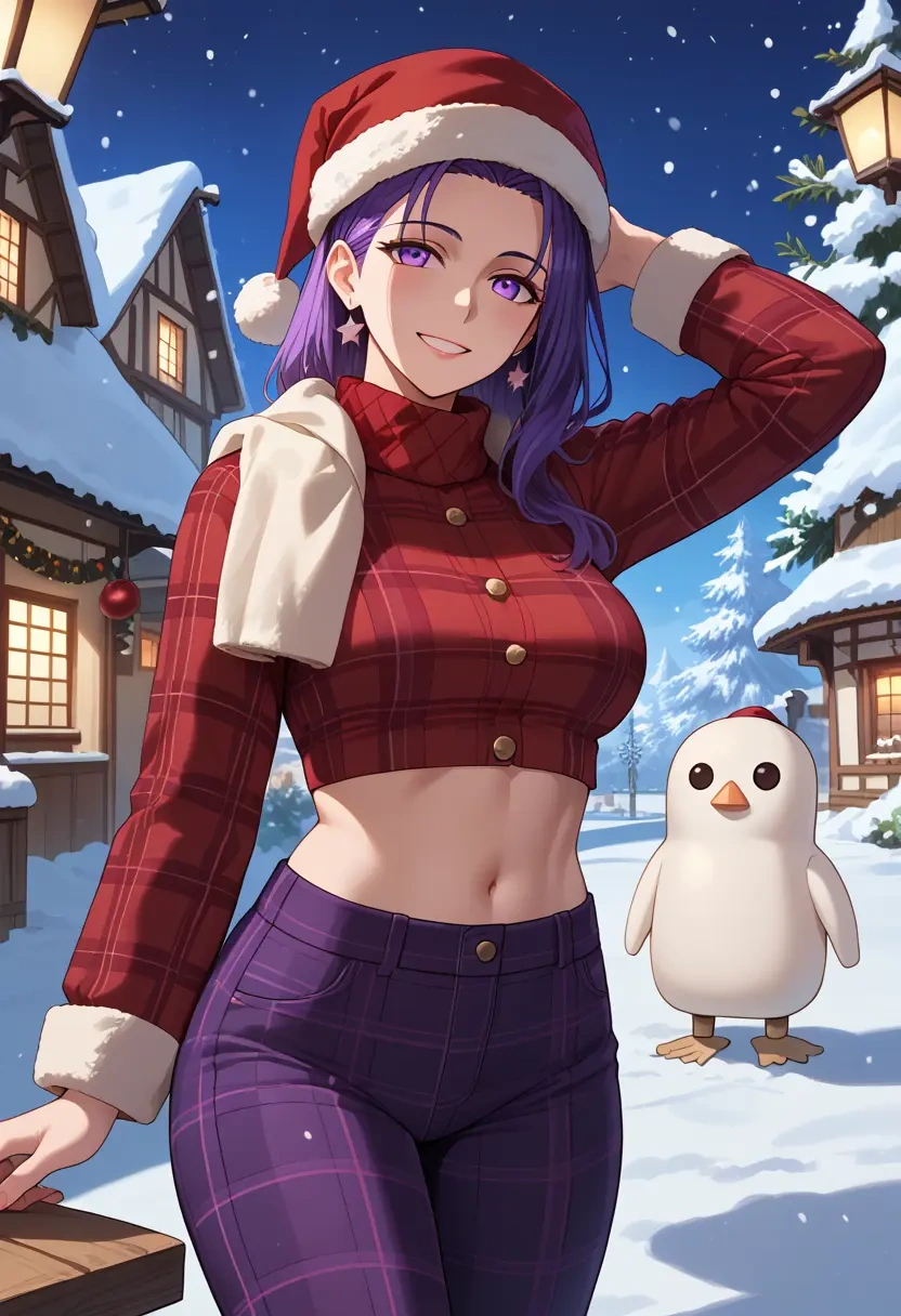 fate_(series),medjed_(fate),Christmas,plaid trousers  - 