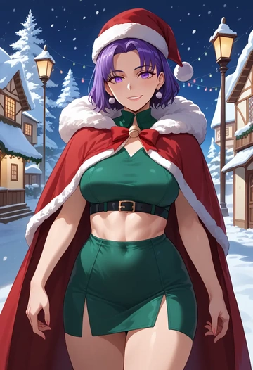 fate_(series),medjed_(fate),Christmas,dress  - AI generated anime art