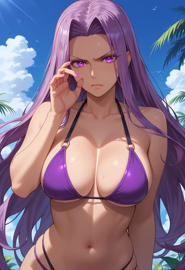 fate_(series),medusa_(fate),bikini  - AI generated anime art