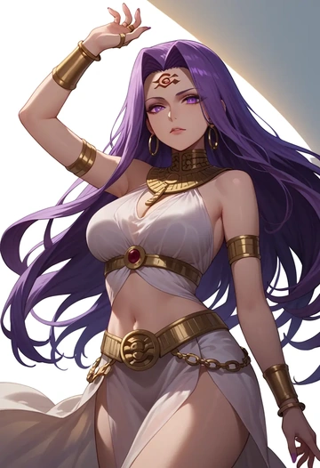 fate_(series),medusa_(fate),Egyptian  - AI generated anime art