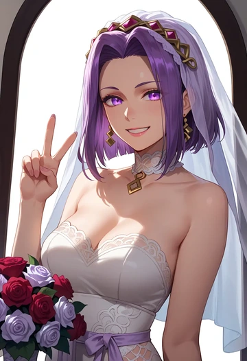 fate_(series),medusa_(fate),wedding  - AI generated anime art