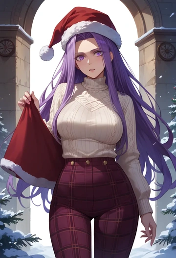 fate_(series),medusa_(fate),Christmas  - AI generated anime art