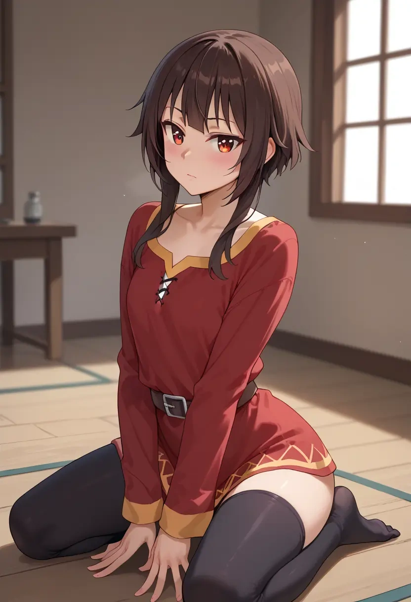 kono_subarashii_sekai_ni_shukufuku_wo,megumin,leggings,yoga  - 