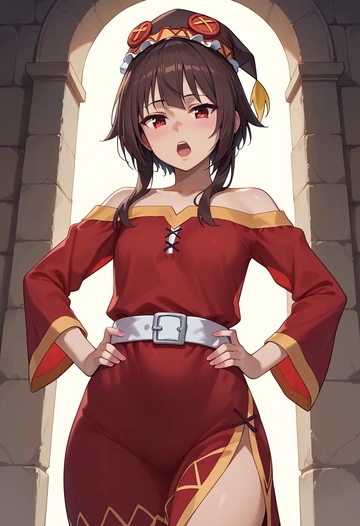 kono_subarashii_sekai_ni_shukufuku_wo,megumin,qipao  - AI generated anime art