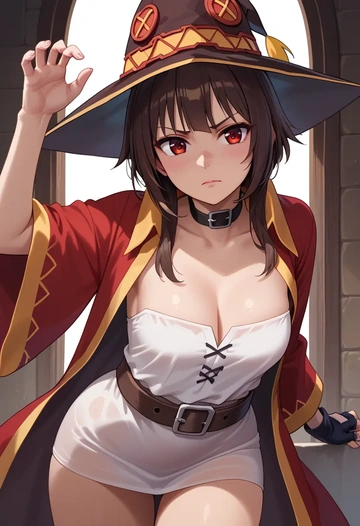 kono_subarashii_sekai_ni_shukufuku_wo,megumin,Egyptian  - AI generated anime art