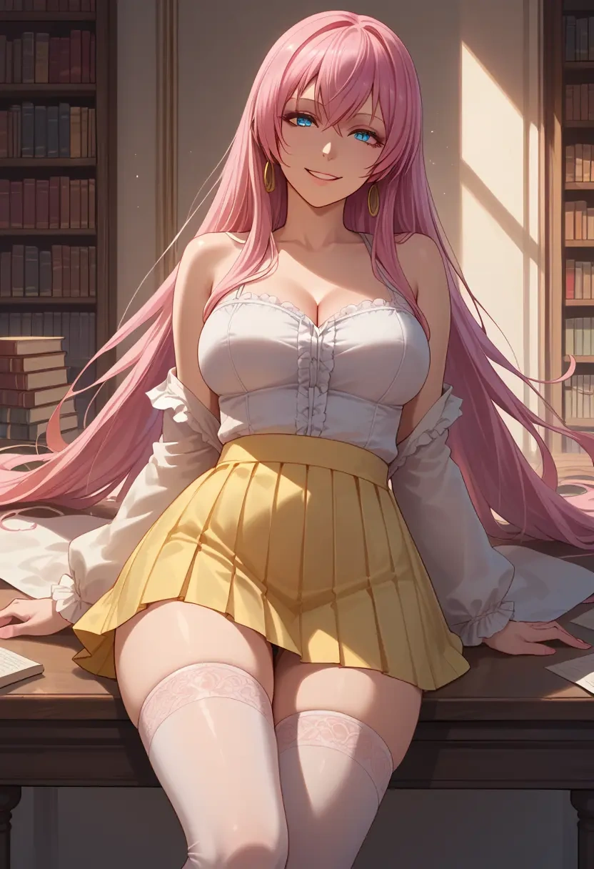 vocaloid,megurine_luka,mini skirt,stockings  - 