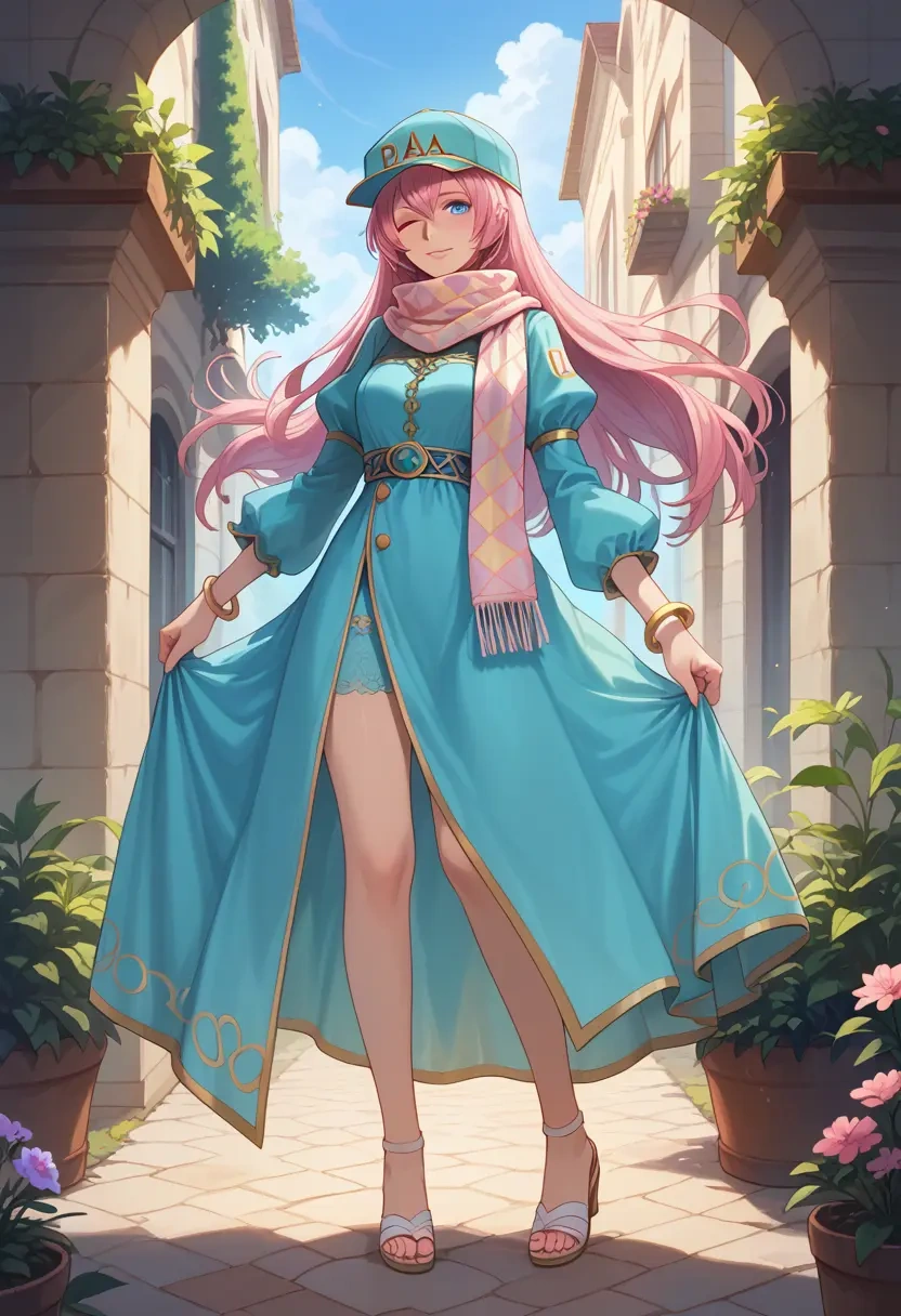 vocaloid,megurine_luka,spring,elegant woman,bodycon dress  - 