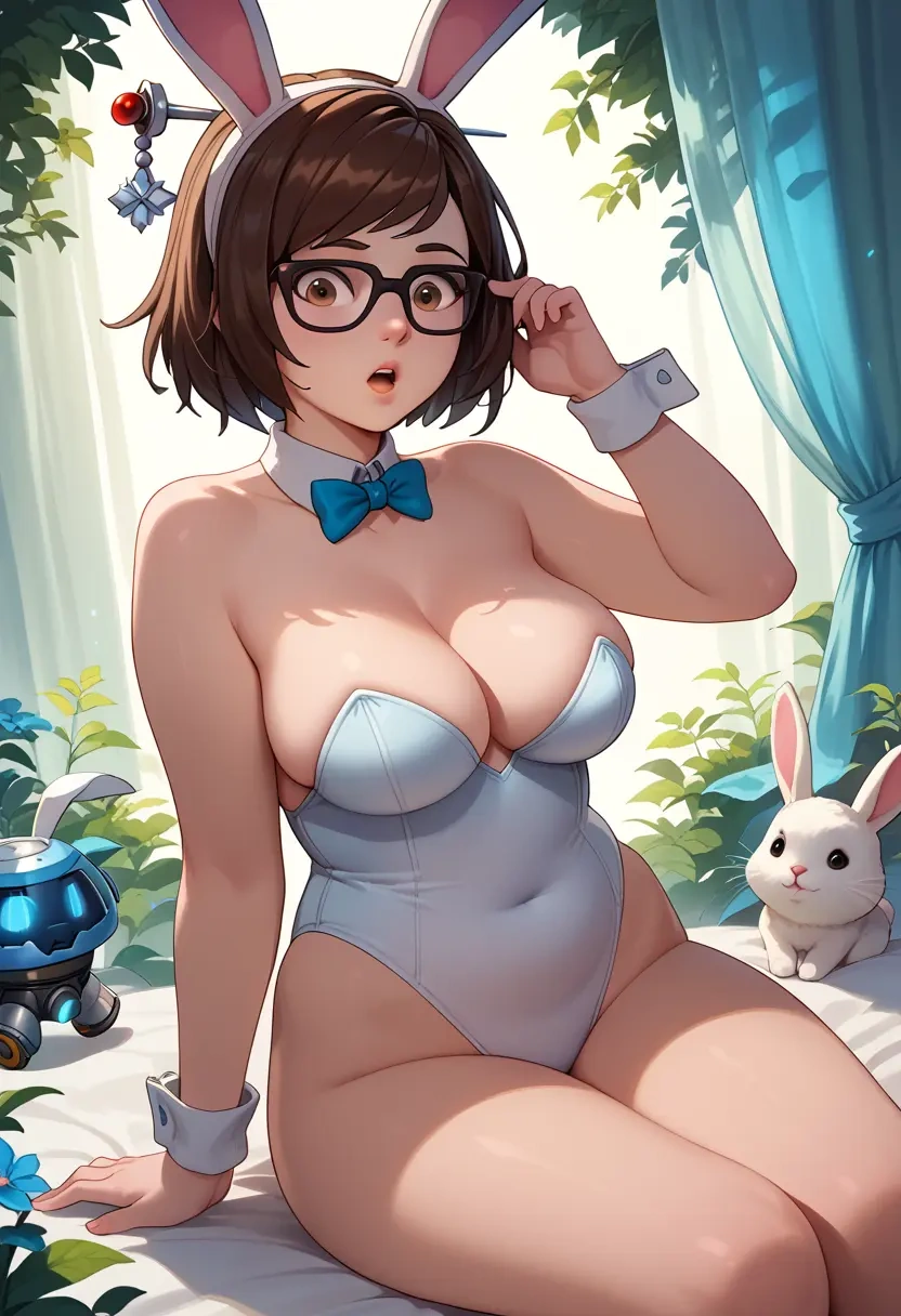 overwatch,mei_(overwatch),bunny girl, sexy  - 